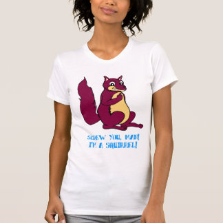人ねじで締めて下さい! 私はリスです! Tシャツ