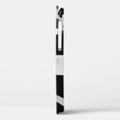 人のいない椅子のグレースケール写真 Case-Mate iPhoneケース (裏面 / 左)