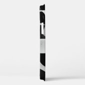 人のいない椅子のグレースケール写真 Case-Mate iPhoneケース (裏面 / 右)