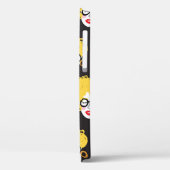 人のおもしろい群れ、かわいい背景 Case-Mate iPhoneケース (裏面 / 左)