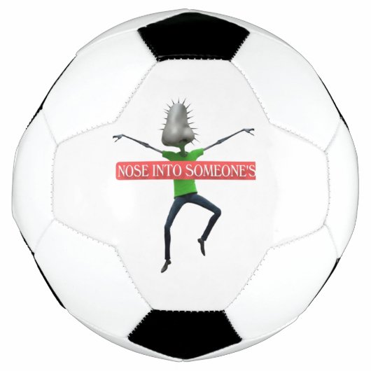 人のことはとやかく言いたがる人 サッカーボール (正面)