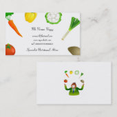 人のごまかす野菜 名刺 (正面/裏面)