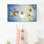 人のためのパーソナライズな第21誕生日の旗のアイディア 横断幕 (インサイチュ)