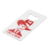 "人のためのボスのように"のクレジットカードの栓抜き クレジットカード栓抜き (裏面アングル)