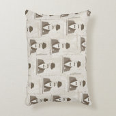 人のためのレトロパターン アクセントクッション (正面(垂直))