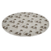 人のためのレトロパターン カッティングボード (角)