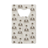 人のためのレトロパターン クレジットカード栓抜き (裏面)