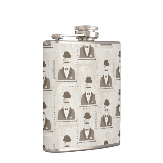 人のためのレトロパターン フラスク (右)