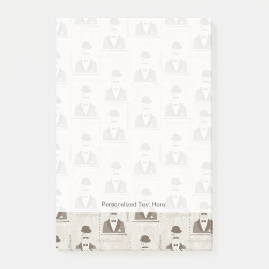 人のためのレトロパターン ポストイット (正面)