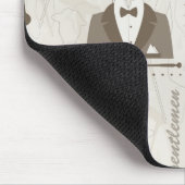 人のためのレトロパターン マウスパッド (コーナー)