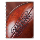 人のためのヴィンテージのフットボールのノート ノートブック (正面)