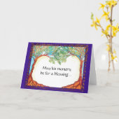 人のための哀悼カード カード (黄色い花)