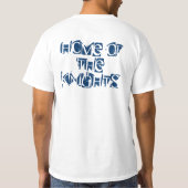 人のための盾のティー Tシャツ (裏面)