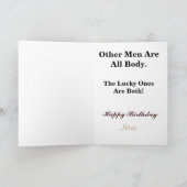 人のためのSteampunkのバースデー・カード カード (内部)