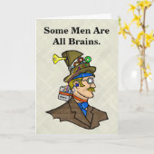 人のためのSteampunkのバースデー・カード カード (黄色い花)