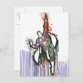 人のねじれたすごい無実のポスター ポストカード (正面/裏面)