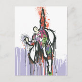 人のねじれたすごい無実のポスター ポストカード (正面)