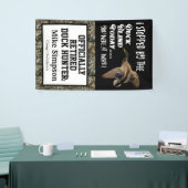 人のアヒルの狩りの退職パーティーの迷彩柄のマガモ 横断幕 (トレードショー)