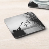 人のアヒルの狩り コースター (左側)