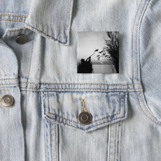 人のアヒルの狩り 缶バッジ (インサイチュ)