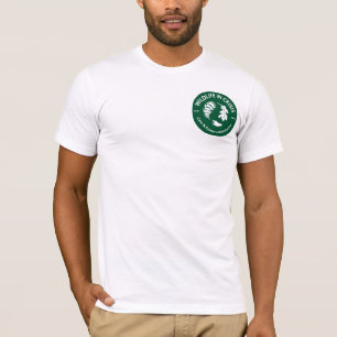 人のアメリカの服装のTシャツ Tシャツ
