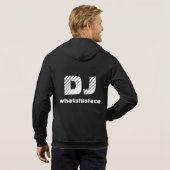 人のアメリカの服装カリフォルニアフリースDJ パーカ (裏面フル)
