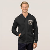 人のアメリカの服装カリフォルニアフリースDJ パーカ (正面フル)