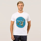 人のアメリカの服装"飛行機真実"。 Tシャツ (正面フル)