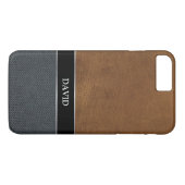 人のカジュアルなキャンバスの名前をカスタムするのiPhone 7のプラスの場合 Case-Mate iPhoneケース (裏面(横))