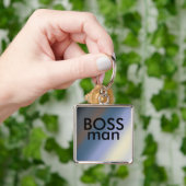 人のキーホルダーの銀を指揮しますか、または青いブレンドを盗んで下さい キーホルダー (手)