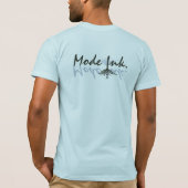 人のギターの木のTシャツ Tシャツ (裏面)