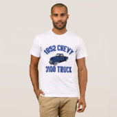 人のクラシックの1952年のChevyのトラック Tシャツ (正面フル)