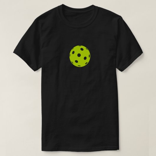 人のシンプルなPickleballのTシャツ Tシャツ (デザイン正面)