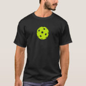 人のシンプルなPickleballのTシャツ Tシャツ (正面)
