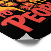 人のステッカーに電力 ポスター (角)