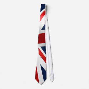 人のタイのためのイギリスの旗 ネクタイ