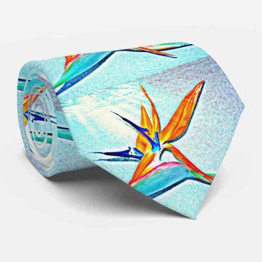 人のタイ極楽鳥 ネクタイ (ロール)