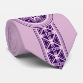 人のタイ(星のLtのLavenderミステリー) ネクタイ (ロール)