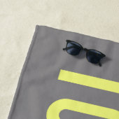 人のタオルより犬のタオルが好き ビーチタオル (インサイチュ)