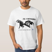 人のティーのユニフォーム Tシャツ (正面)