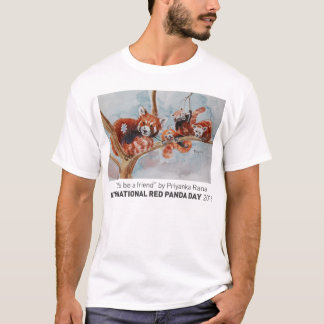"人のティーは友人"のであろう Tシャツ