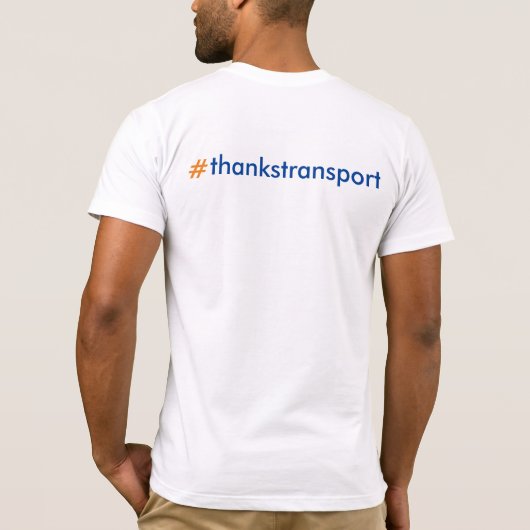 人のティー Tシャツ (裏面)