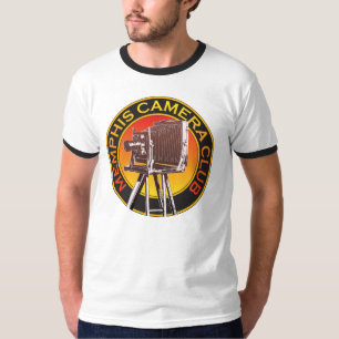 人のビュー・カメラのロゴの基本的な信号器のTシャツ Tシャツ
