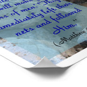 人のフィッシャー（マット4:19-20） ポスター (角)