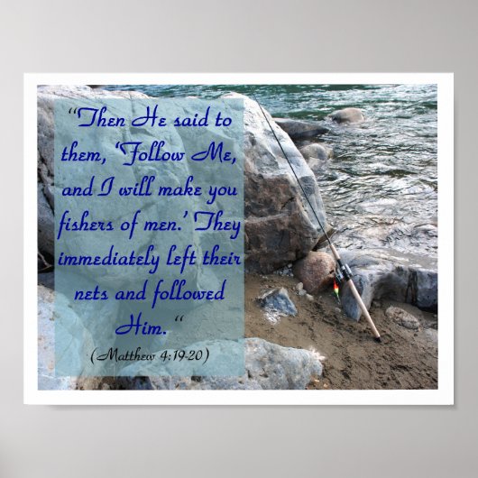 人のフィッシャー（マット4:19-20） ポスター (正面)