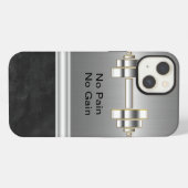 人のフィットネスのテーマ iPhoneケース (裏面横)