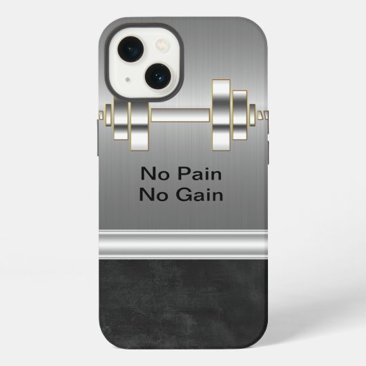 人のフィットネスのテーマ iPhoneケース (裏面)