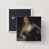人のポートレートはドンEvaristo Pereであると推定しました 缶バッジ (正面&裏面)