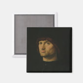 人のポートレート又はコンドティエール， 1475 (油o マグネット (正面/裏面)