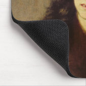 人のポートレート マウスパッド (コーナー)